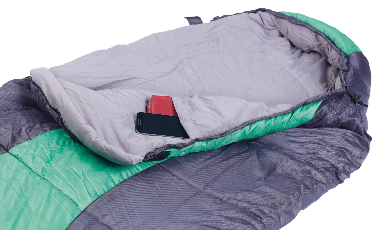LI-Sac de Couchage d’Été en Microfibre pour Le Camping Utilisable comme