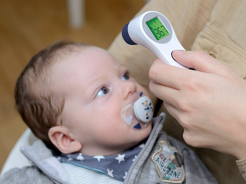 Thermomètre frontal pour bébé : j'ai testé le thermomètre infrarouge Xiaomi  Mi iHealth