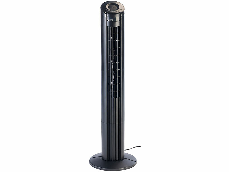 Ventilateur colonne design 115cm avec oscillation 90° et télécommande, Ventilateurs et vaporisateurs