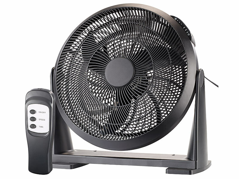 Mini ventilateur de bureau 40 cm avec tête inclinable à poser ou fixer, Ventilateurs et vaporisateurs