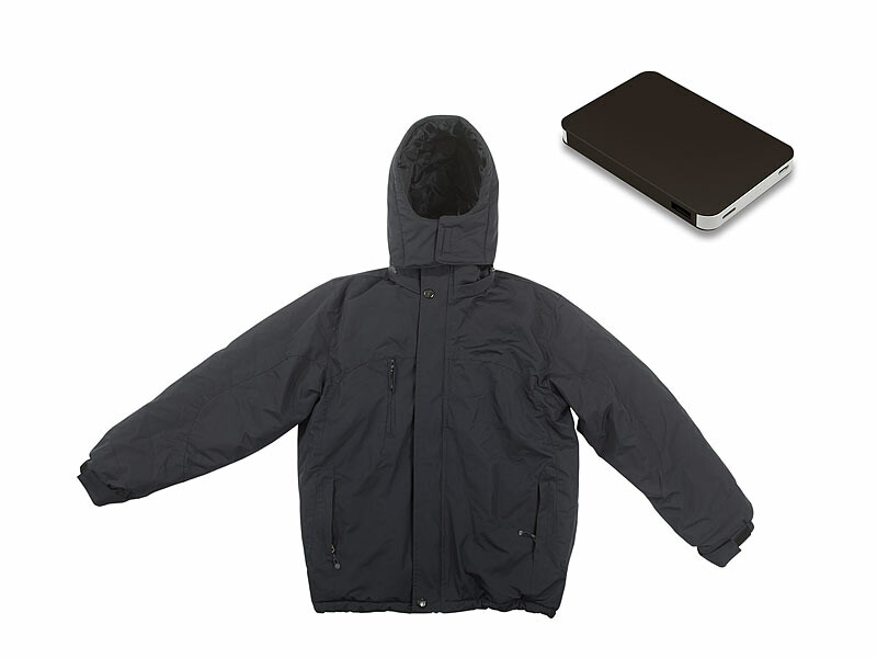Veste chauffante avec batterie externe (5000 mAh), taille M, Vêtements  chauffants