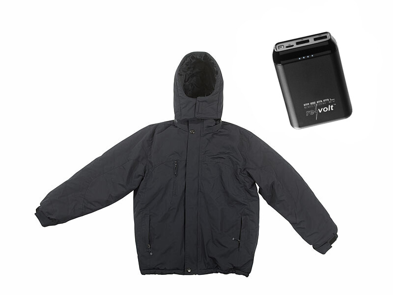 Veste chauffante avec batterie externe (8000 mAh), taille S, Vêtements  chauffants