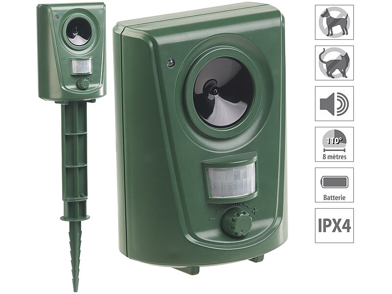 Dispositif mobile anti-martres à hautes fréquences [Exbuster] : :  Jardin