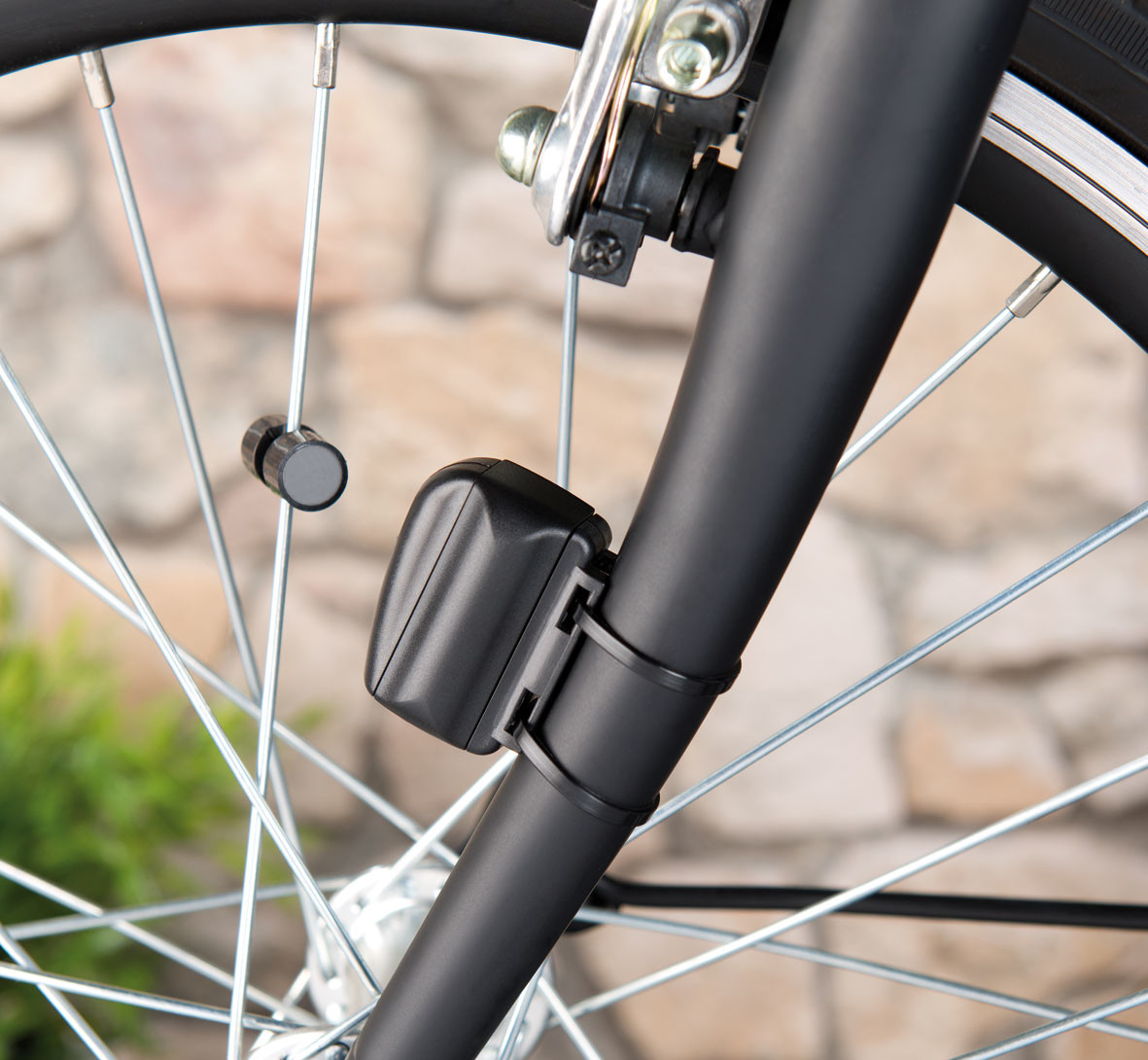 Compteur de vélo compact sans fil avec Rappel d'entretien