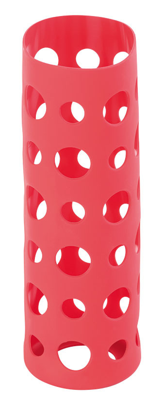 Housse En Silicone Pour Bouteille En Verre 20 Cm - Protection Contre Chocs Et Chaleur - Couleur Noir Nacré - Prise En Main Confortable