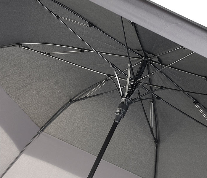 Parapluie XXL VON LILIENFELD Pour 2 Personnes - Rectangle 148x99 Cm - Armature Fibre De Verre 10 Branches - Résistant Au Vent