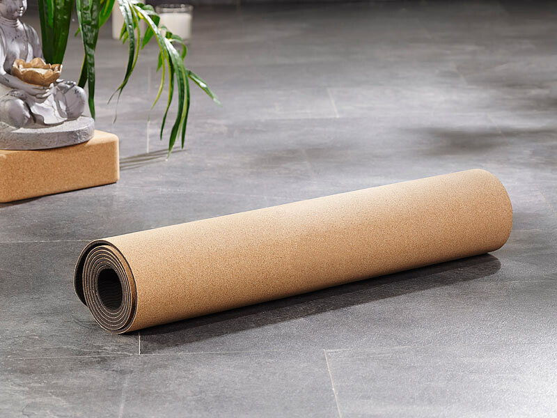 Vente tapis liège et Eva recyclé pour yoga, pilates, fitness et gym