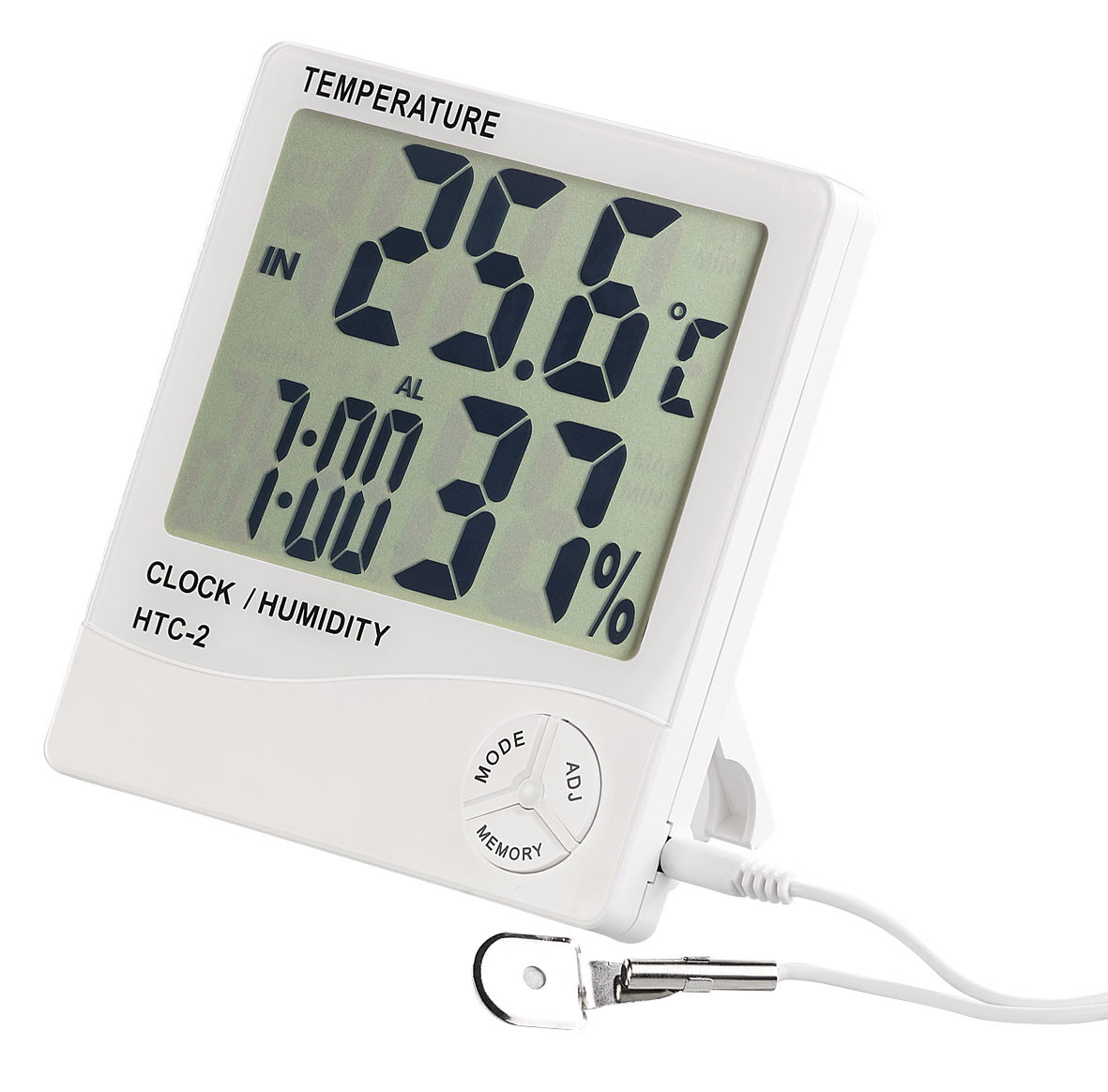 Thermomètre numérique avec Humidité couteau CHAMBRE Thermomètre sonde extérieure 