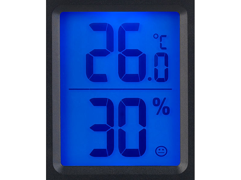 Thermomètre hygromètre intérieur numérique tecno - RETIF