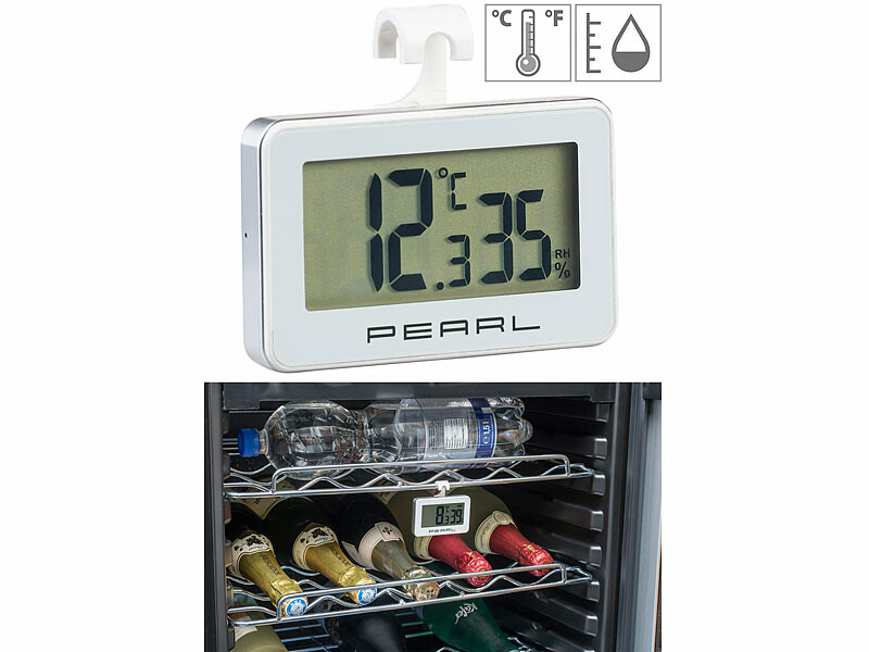 WINSR Thermomètre extérieur numérique étanche hygromètre réfrigérateur  température humidité mètre : : Jardin