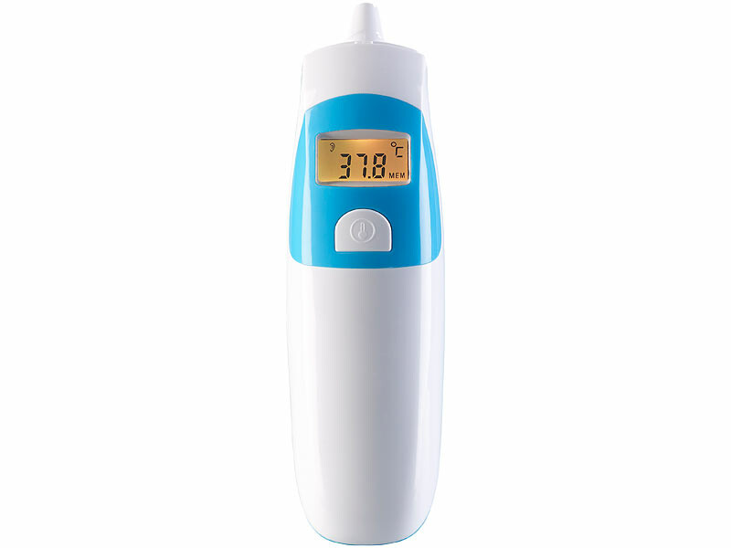 Infrarouge numérique LCD bébé thermomètre à haute température d'alarme  d'alarme à haute température oreille