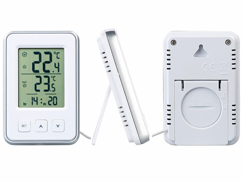 Thermometre sonde temperature digital interieur exterieur P6V2 