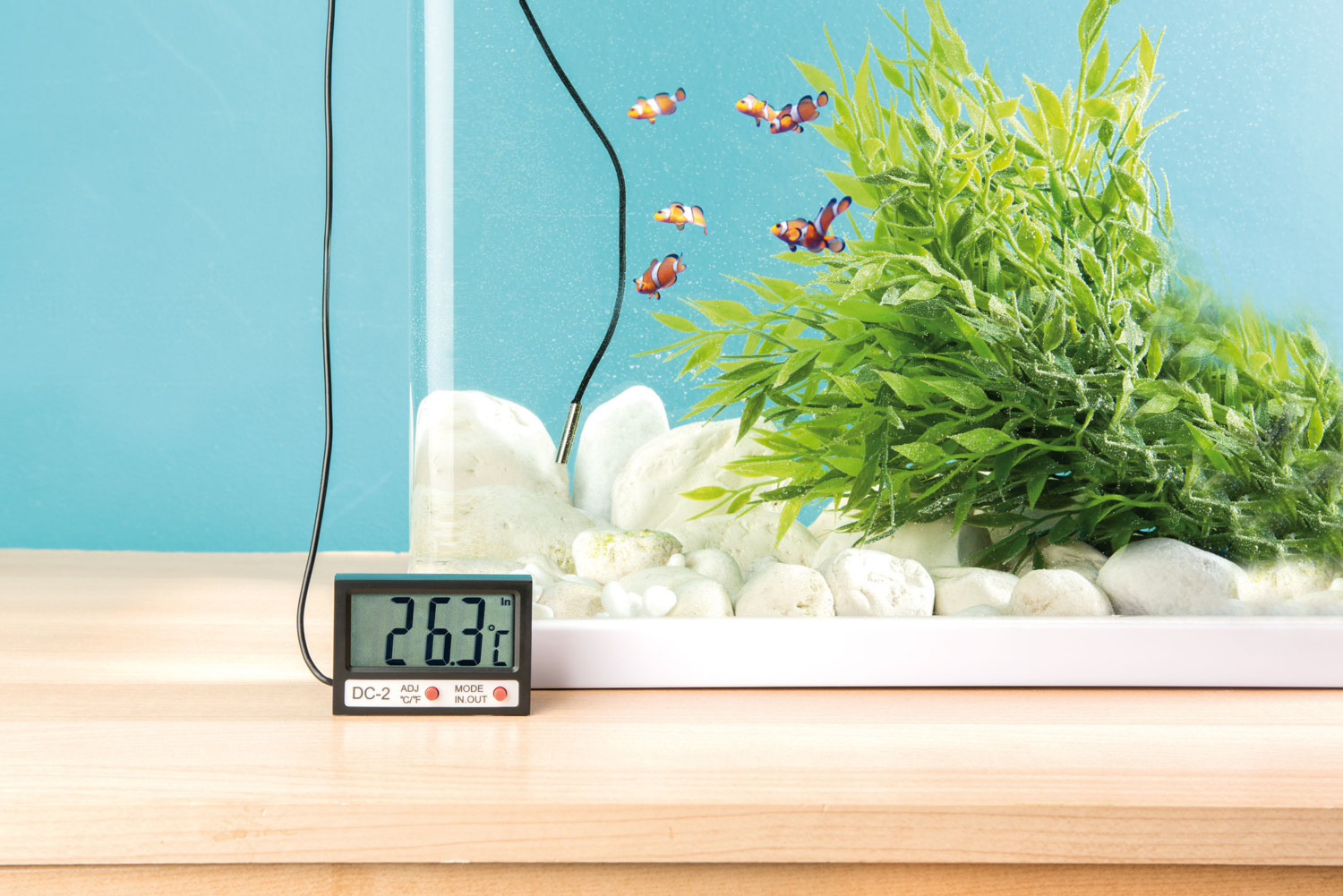 Thermomètre avec Sonde filaire étanche pour Aquarium