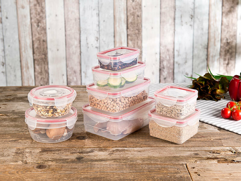 Pack de Boîtes de Conservation alimentaire compatibles Micro-ondes et  Freezer, Conservation