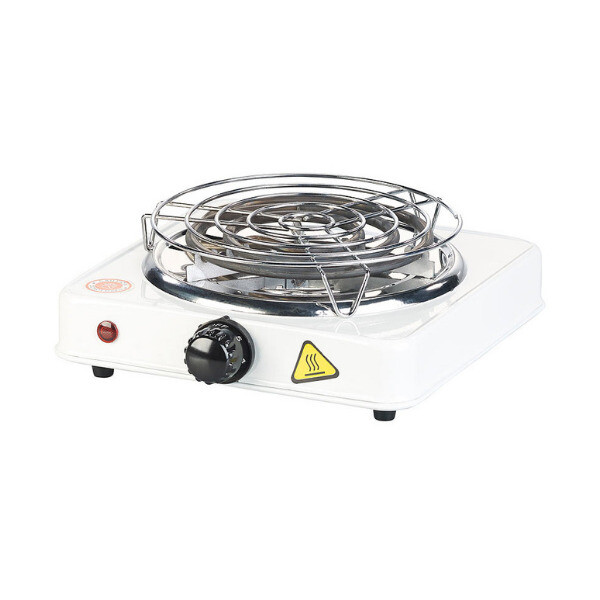Allume-charbon électrique 600W – 2 Embouts Pour Chicha – Chauffage Rapide En 3-5 Min – Poignée, Thermostat, Sécurité Surchauffe – 220-240V