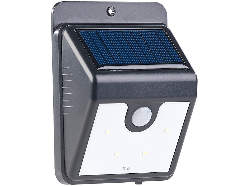 Applique solaire à LED 50 lm avec capteur PIR et fonction veilleuse  WL-210.solar
