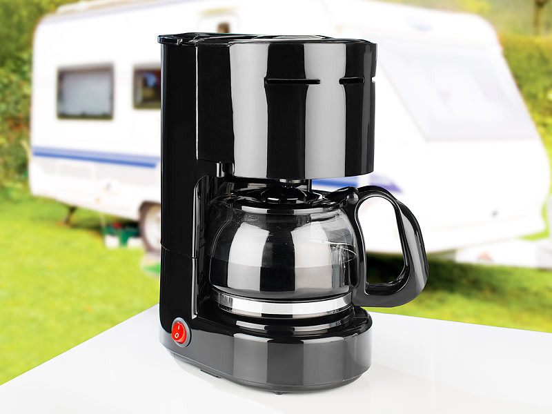Cafetière 12V 2 tasses 150W pour savourer un café en Camping-car
