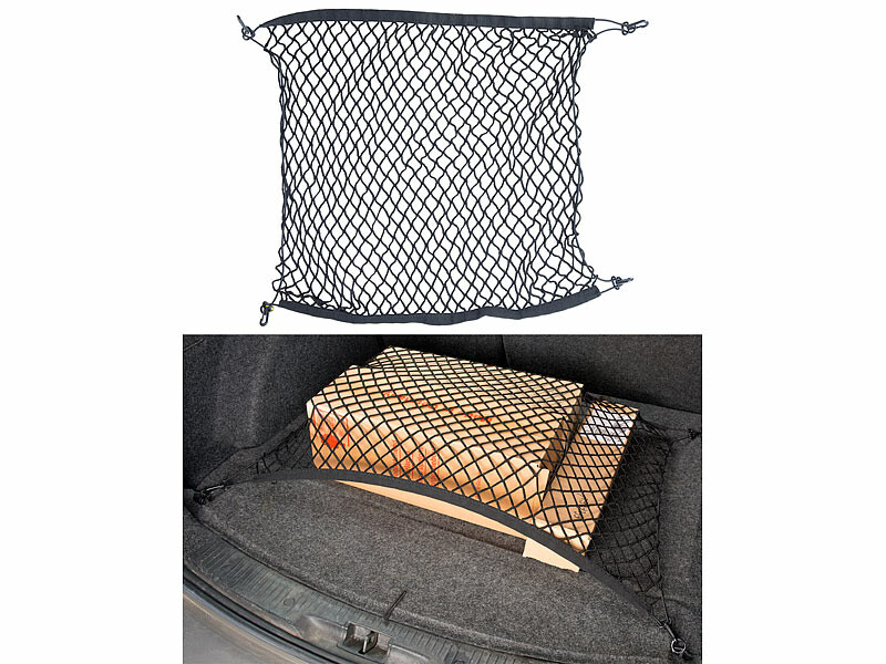 Filet à bagages de voiture, filet de coffre en nylon élastique 115x60cm  filet de protection filet