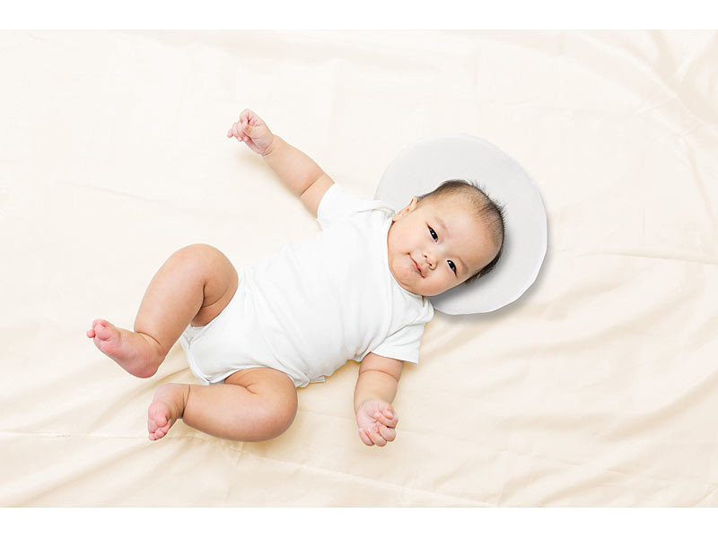Oreiller à Mémoire de Forme pour Bébé, anti tête Plate | Hygiène et