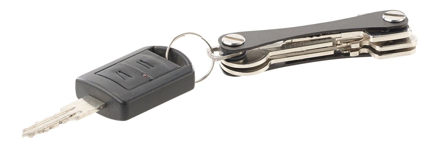 Organiseur pour 6 clés avec boucle à clé de voiture, Porte-clés