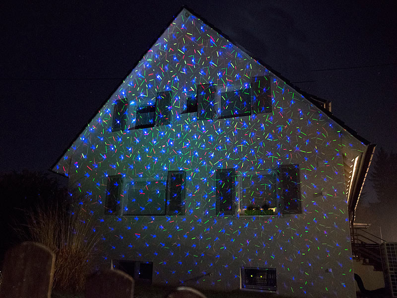 Projecteur laser extérieur de Noël pour façade, projecteur laser