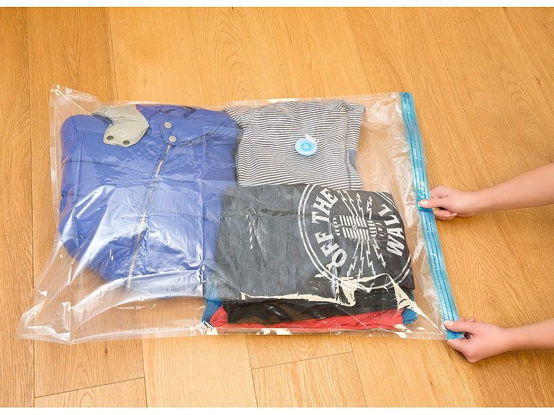 Grands sacs de rangement sous vide pour couette et linge (x3), Organisation des textiles