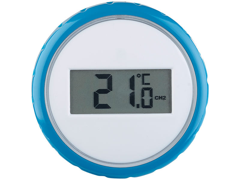 Thermometre piscine sans fil radio hf jacuzzi jardin temperature