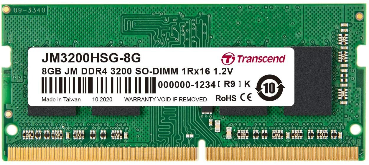 Mémoire DDR4 3200 NECC UDIMM 8 Go (1 x 8 Go) - HP Store France