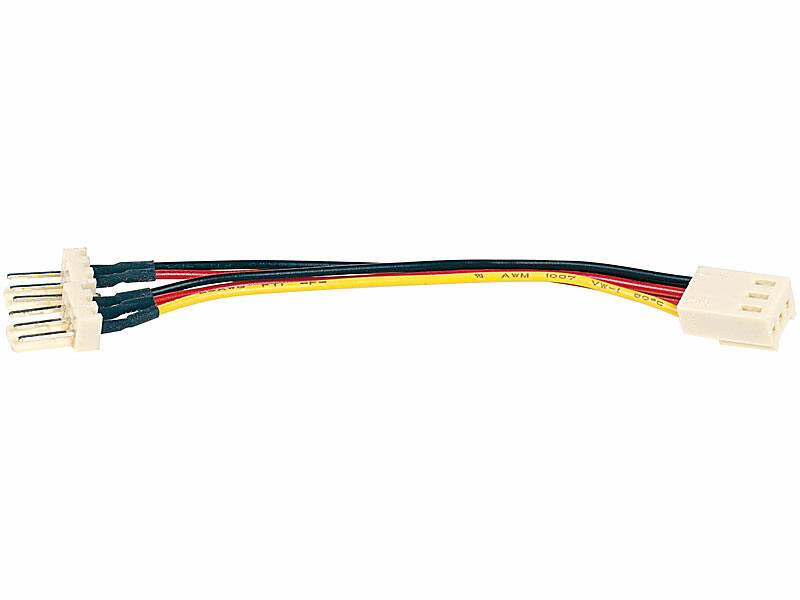 Câble en Y aux connecteurs 3 pin pour ventilateur PC