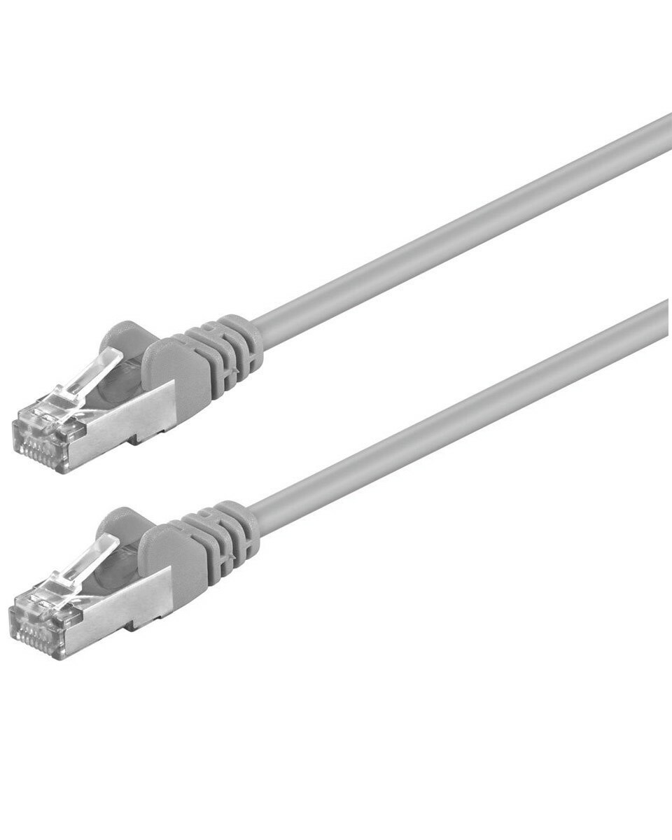 Câble réseau Ethernet (RJ45) haute résistance gris catégorie 6 F