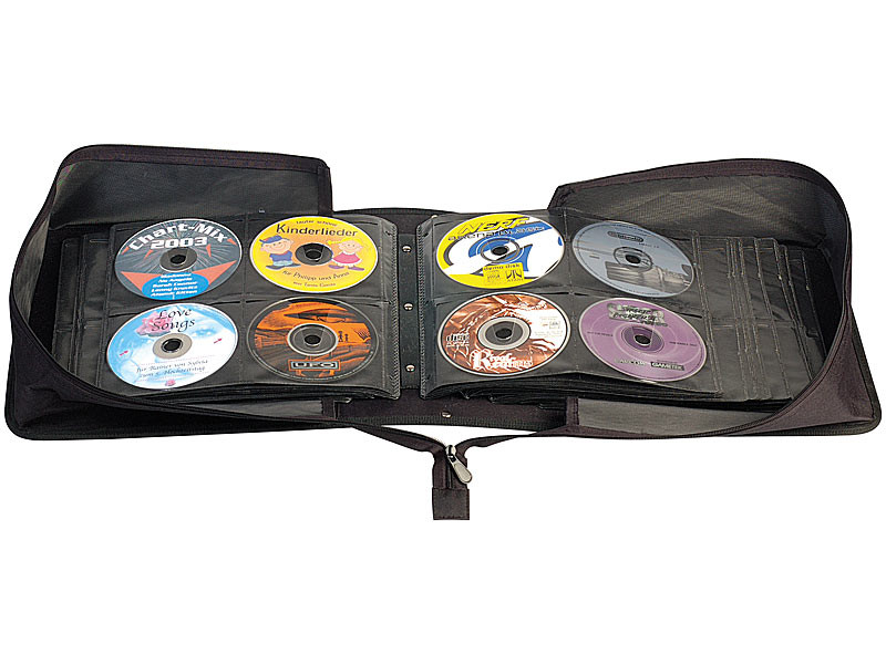 Lot De 2 Sacs De Rangement Pour DVD, Sac De Rangement Multimédia Pour DVD,  CD, Disques