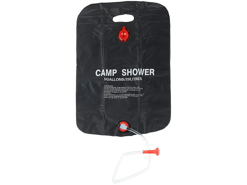 Douche de camping nomade 11 L avec pompe à pied [Semptec]