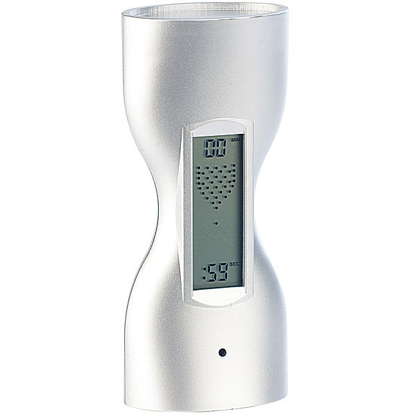 Sablier Électronique LED Réglable 1-30min - Rechargeable USB-C - Cadeau Créatif Blanc