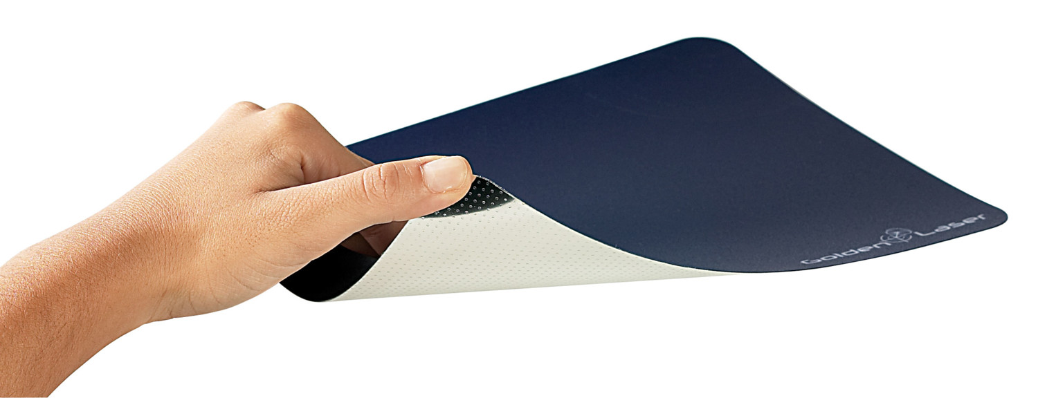 Durable Tapis de souris extra plat - 30 x 20 cm - bleu foncé marbré