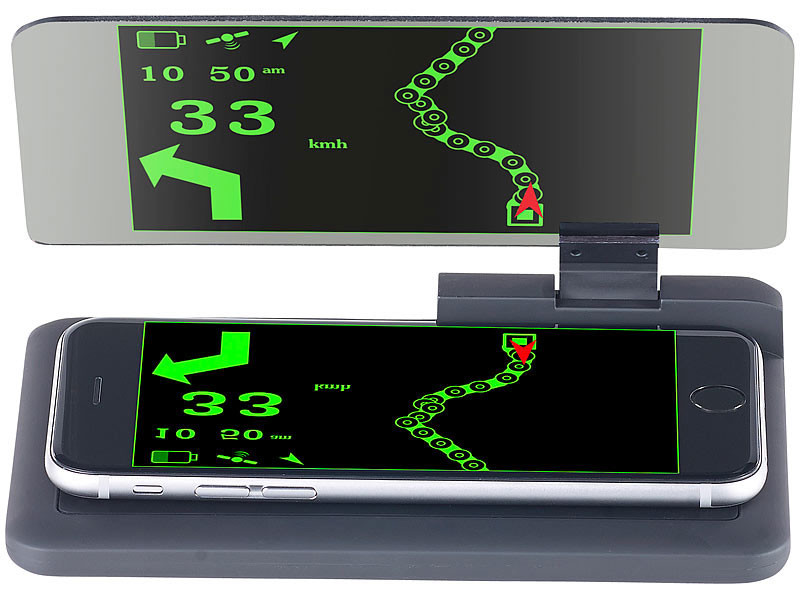 Affichage Pare-Brise Tête Haute Voiture GPS Téléphone Support GPS  Navigation HUD Image Réflecteur Voiture de Téléphone Noir - Cdiscount Auto