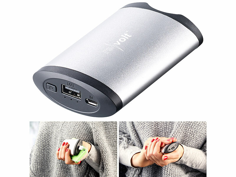 Chauffe-main rechargeable USB 5200mAh - Chaufferette portable pour