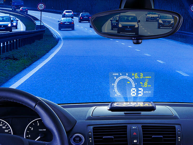  Voiture tête Haute Affichage HUD Compteur de Vitesse Intelligent  numérique projecteur de Pare-Brise Mise à Niveau GPS pour Mercedes Benz  série odomètre HD écran réfléchissant OBD2 USB
