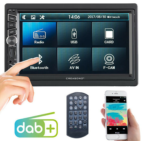 Autoradio Bluetooth à Écran Tactile Double Din avec Télécommande - 7