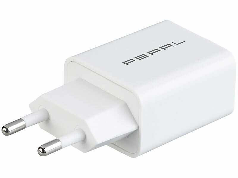 Chargeur secteur USB blanc, Chargeurs secteur / solaires