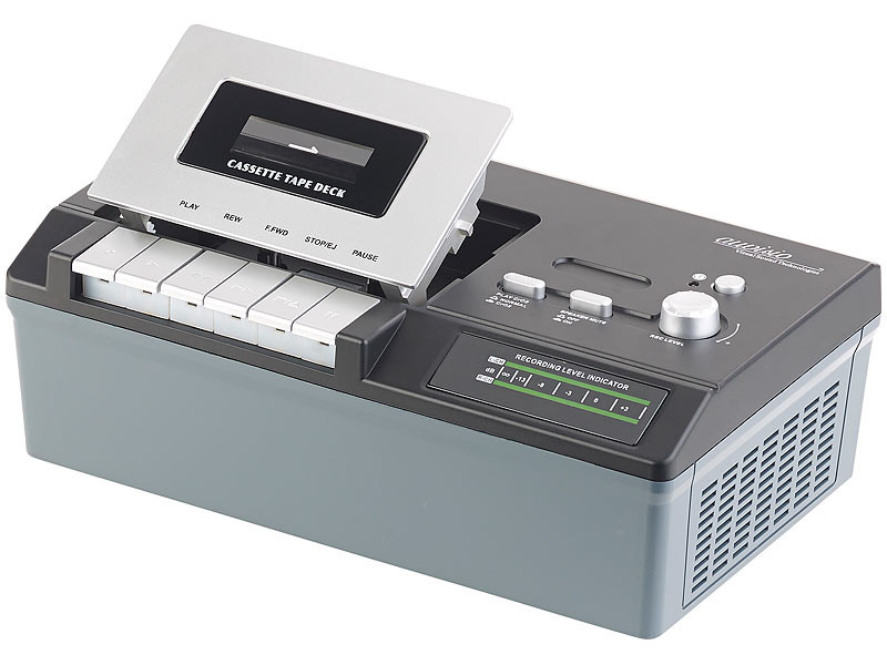 Lecteur cassette - Connexion sans-fil - Fonction enregistreur - Bleu