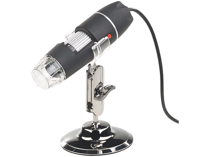 Microscope nomade Full HD connecté avec grossissement 1000x, Microscopes  USB