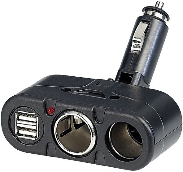 Hlyjoon Double USB Voiture Auto Allume-cigare Prise Splitter 12V Chargeur Adaptateur secteur Sortie Pièces de rechange Fit pour Auto Universal