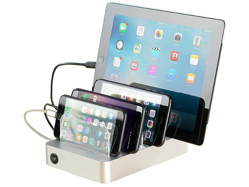 Station de charge USB pour 10 tablettes ou Smartphones