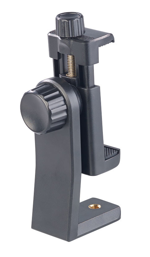 Adaptateur de fixation pour trépied de téléphone Clip de support de  téléphone avec double filetage 1/4 Cold Shoe pour trépied Selfie Stick  Microphone