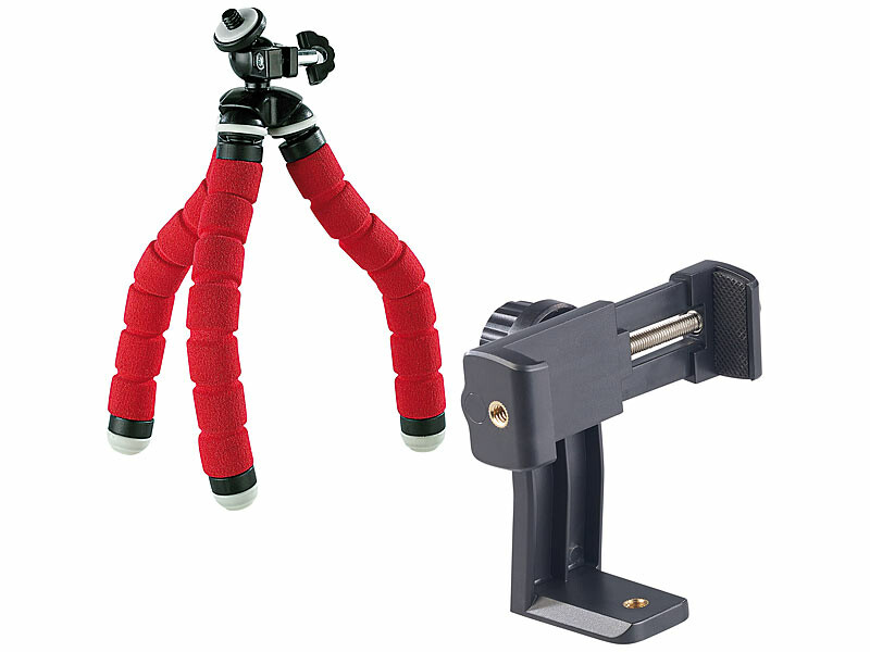 Support torsadé flexible avec base pour support de caméra pour