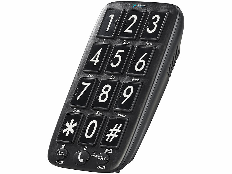 VGEBY Téléphone Fixe avec Appel Mains Libres, Téléphone Fixe avec