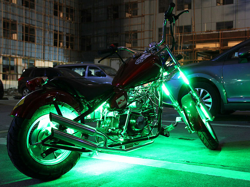 Kit tuning LED multicolore auto-moto avec application Android