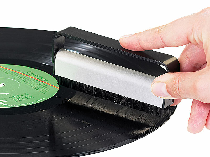 Brosse en fibres de carbone pour nettoyer les disques vinyles