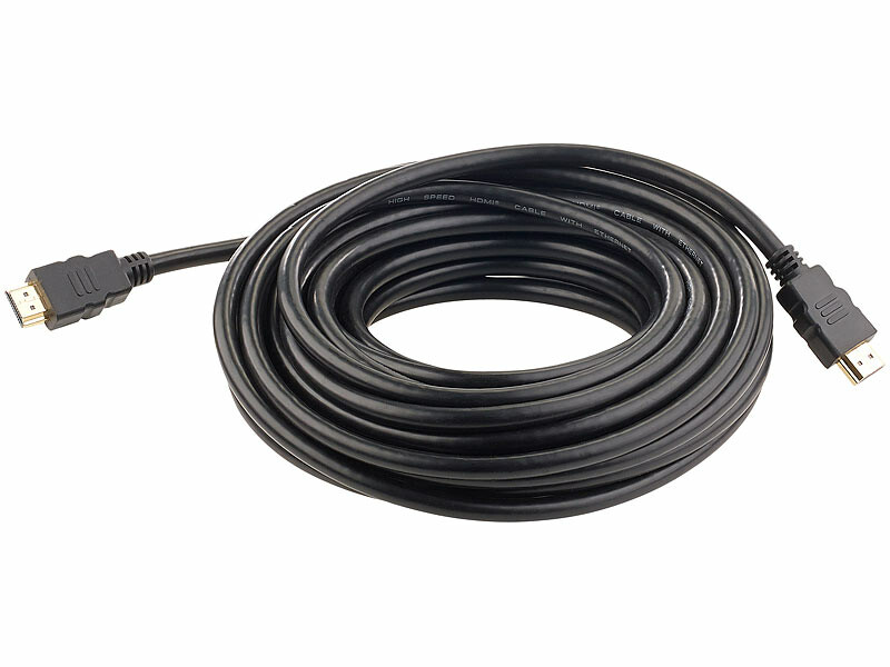 Sans Marque Câble Hdmi - Noir - Blindé -1.5 Mètres Plat à prix pas cher