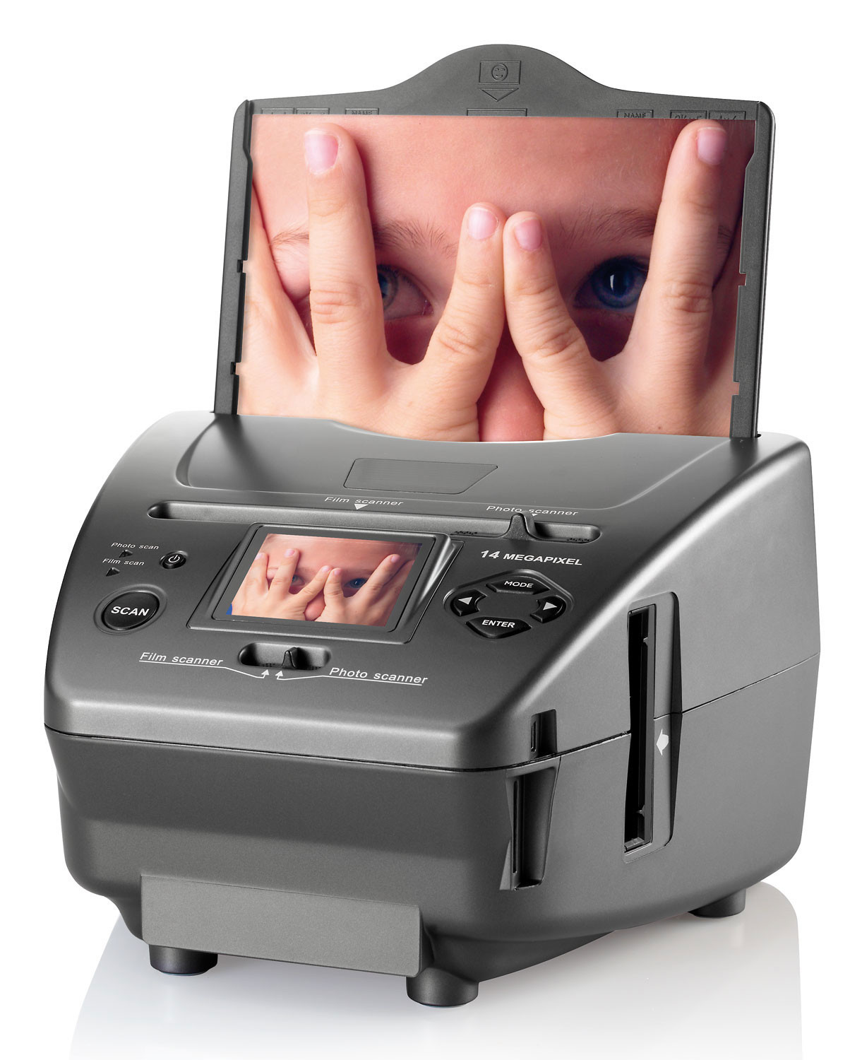 Visionneuse De Diapositives A4 Rétroéclairée Avec 3 Luminosités - Scanner De Diapositives Et Négatifs Par USB-C